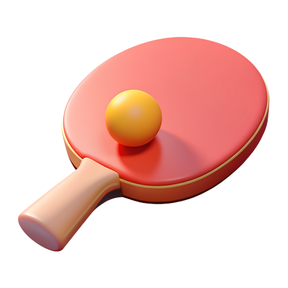 Tennis Bat Equipment 3d Design png
