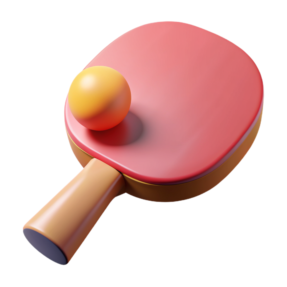 Tennis Bat Equipment 3d Style png