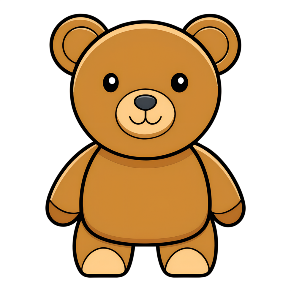 Fat happy bear toy for babies. png