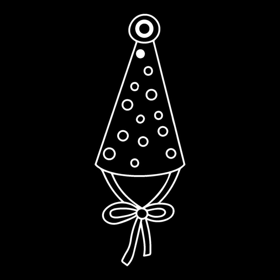 birthday hat icon vectors illustration