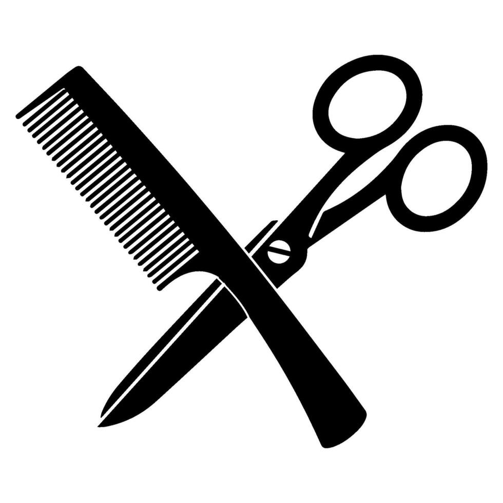 hair scissors icon vectors illustration symbol design