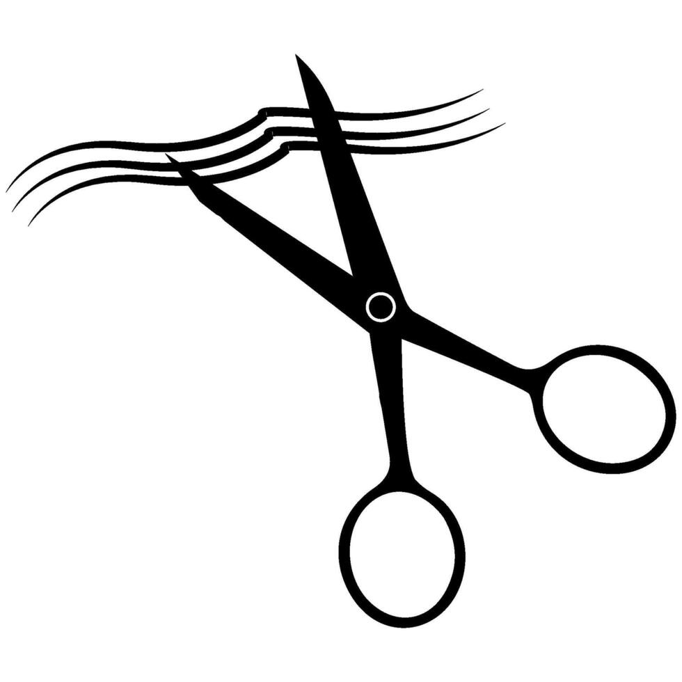 hair scissors icon vectors illustration symbol design