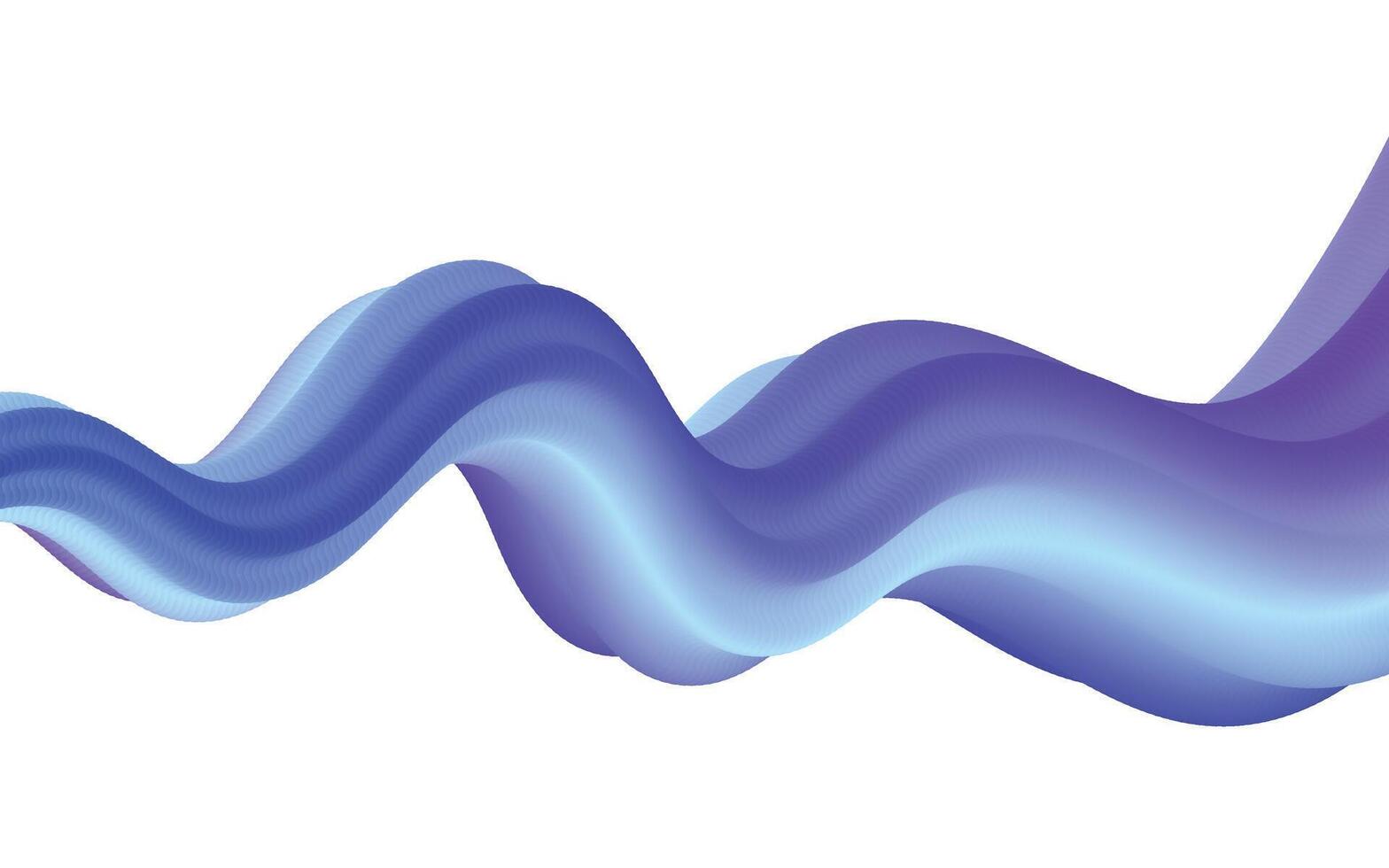 abstract blue wave liquid 3d background vector
