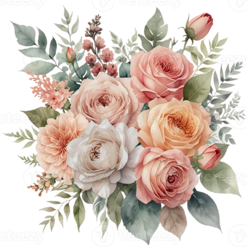 aquarell blumenstrauß png