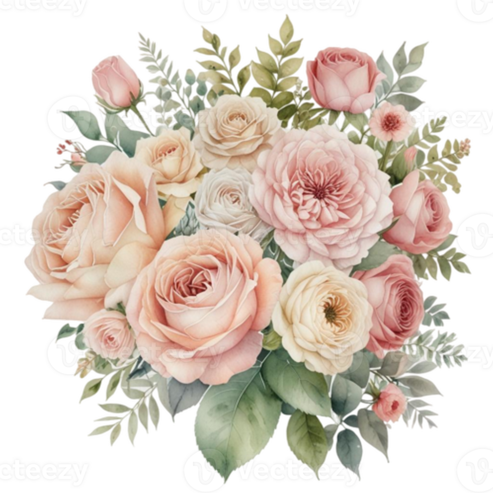Watercolor Floral Bouquet png