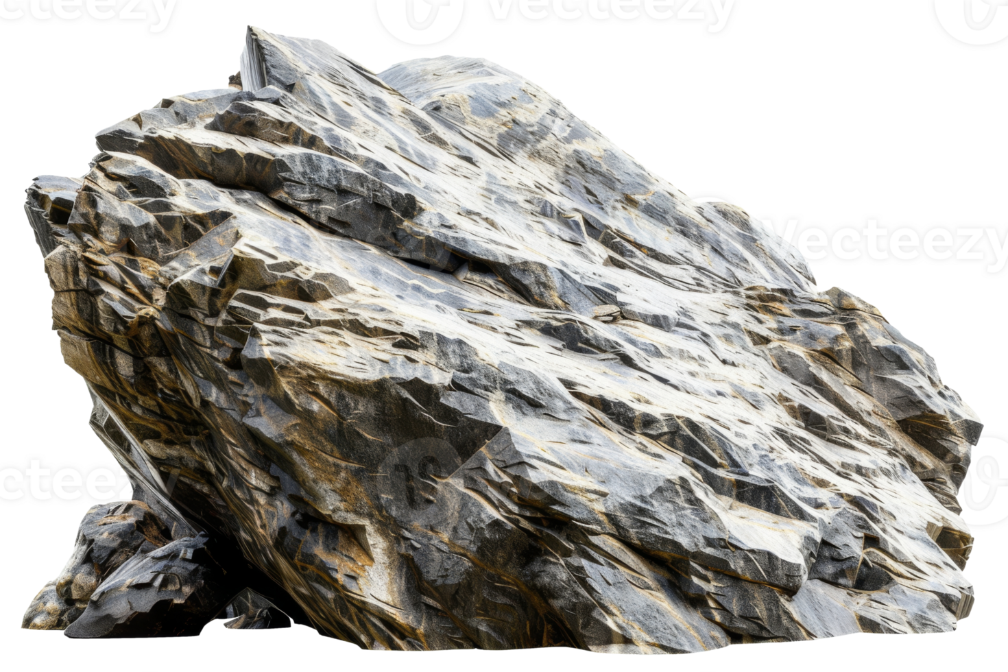 Precariously balanced boulder png