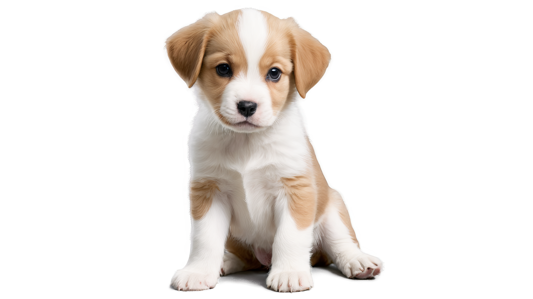 Cute Puppy with Floppy Ears png
