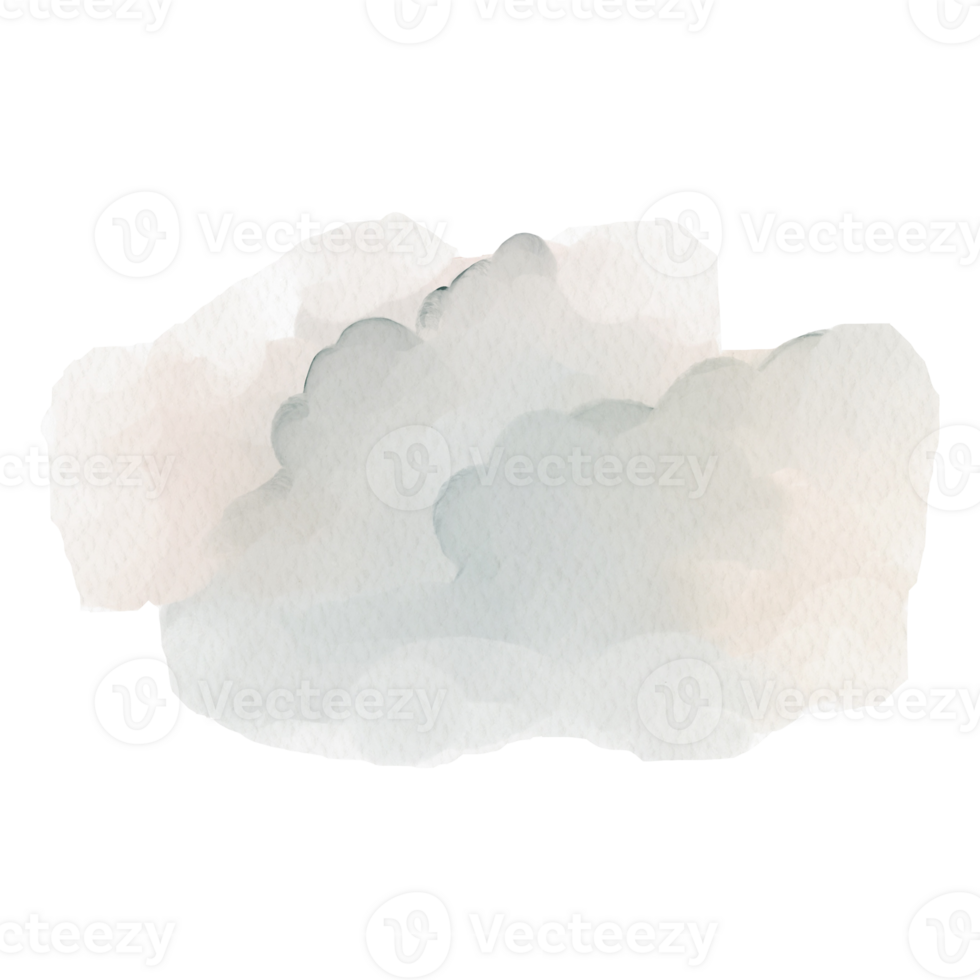 watercolor cloud illustration png