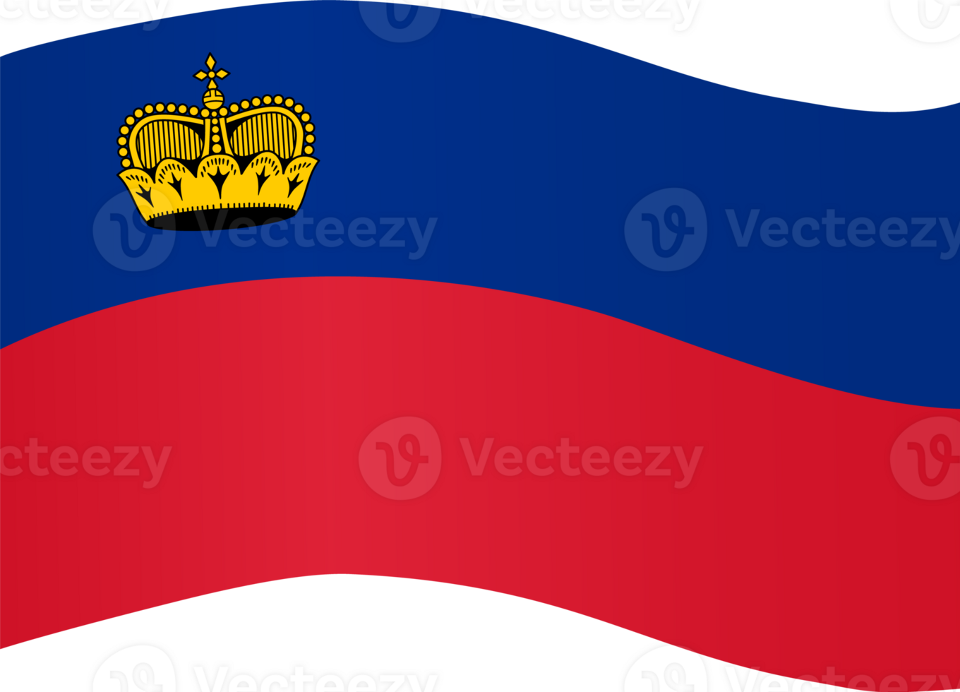 Liechtenstein flag wave png