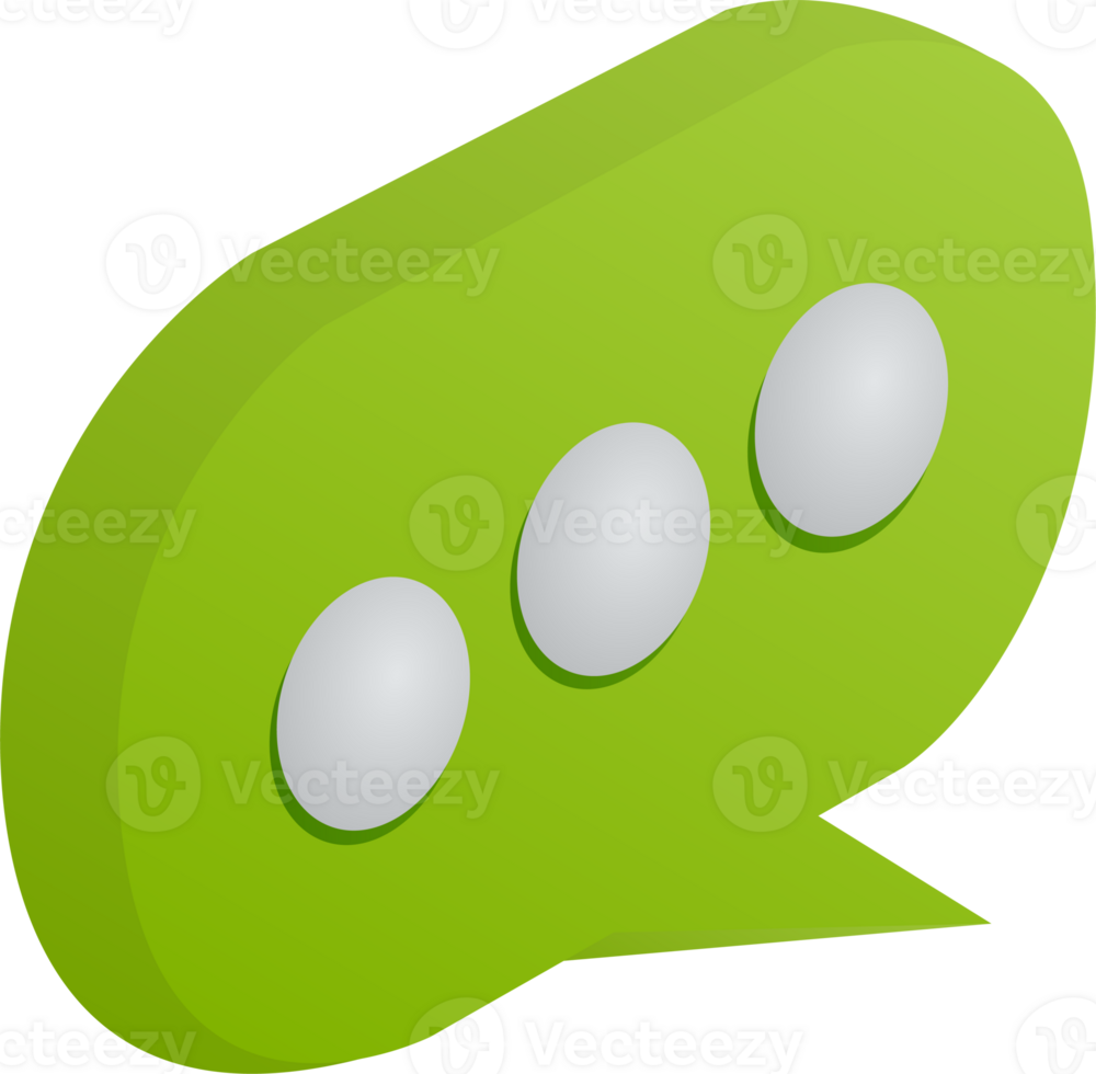 speech bubble communication isomatric symbol illustration design png
