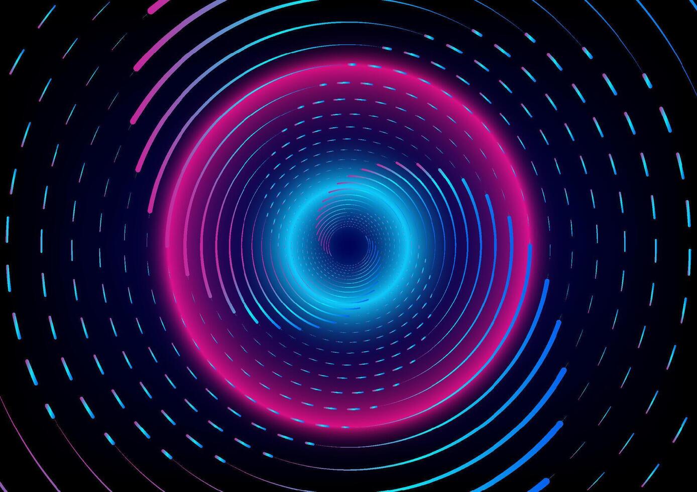 Hi-tech with octagonal line, and rectangular shapes on a blue and abstract background. Futuristic communication and connection concept. cyberspace, and digital innovation vector