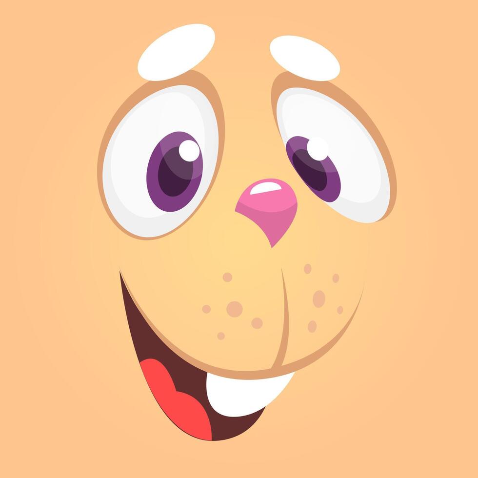 Happy Bunny rabbit cartoon. illustration vector