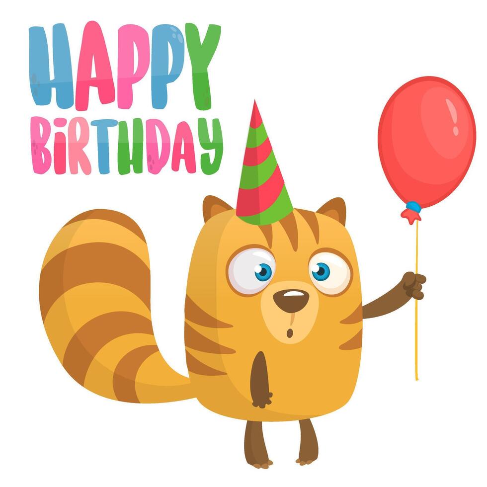 Cartoon Chipmunk or marmot laughing illustration vector