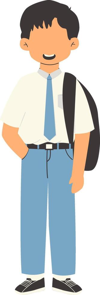Indonesian senior high school student vector