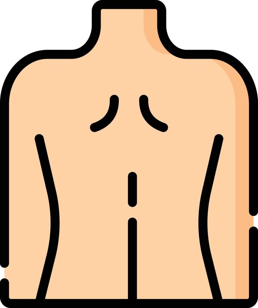 back illustration design vector