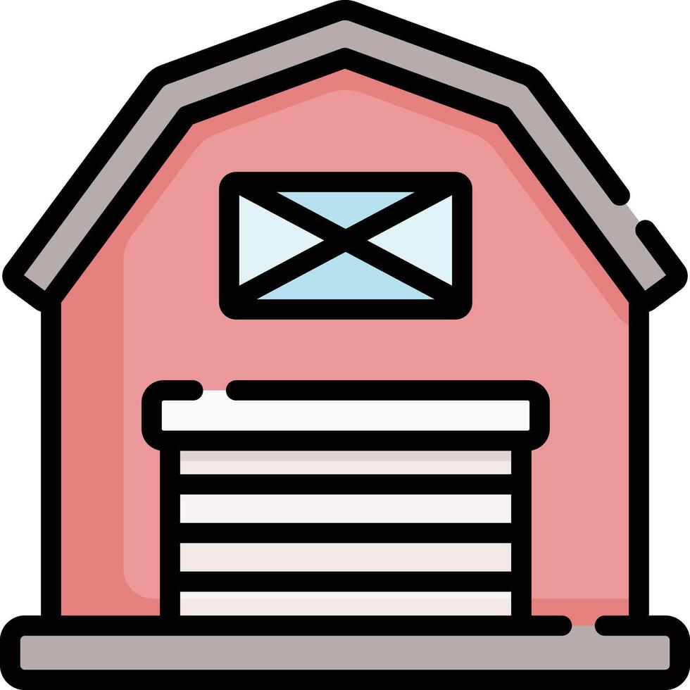 barn illustration design vector