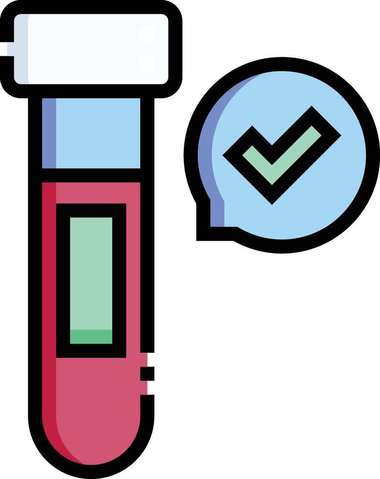 blood test illustration design vector