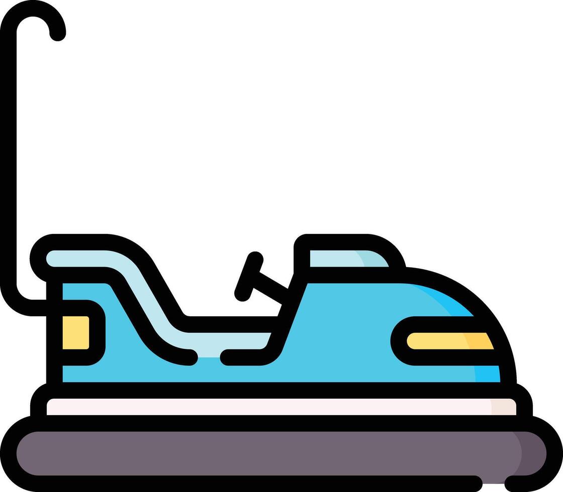 bumper car illustration design vector