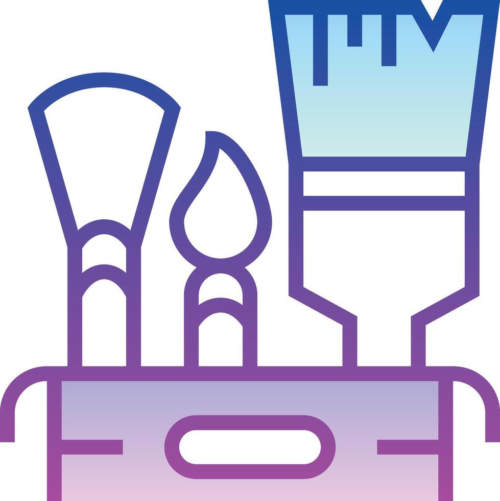 brushes illustration design vector