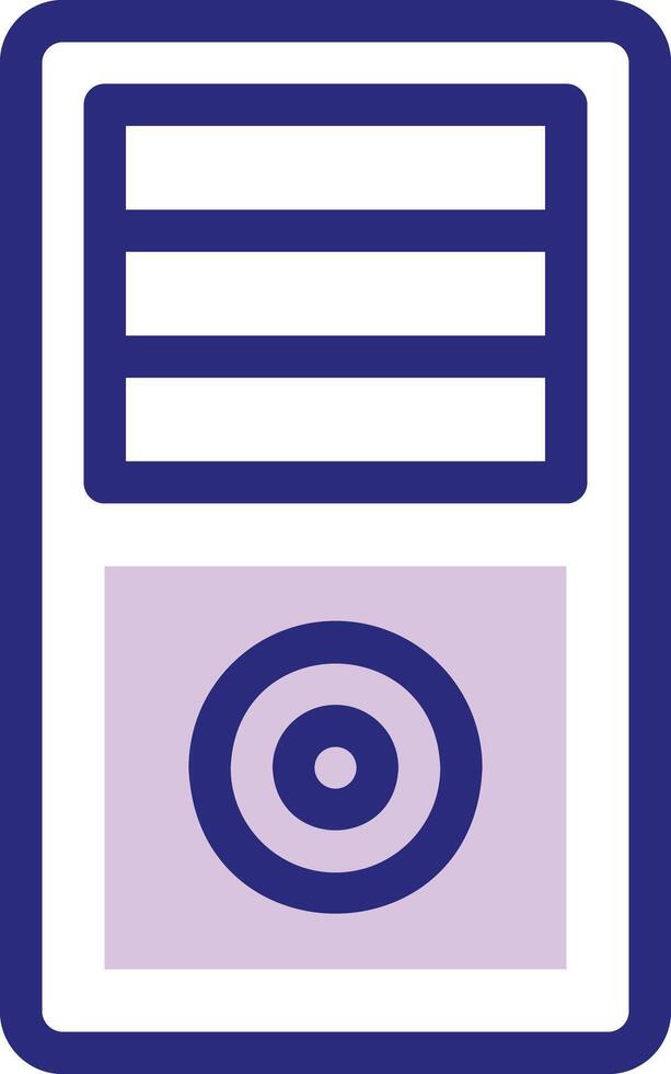 computer tower illustration design vector