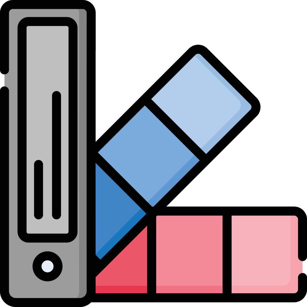 color sample illustration design vector