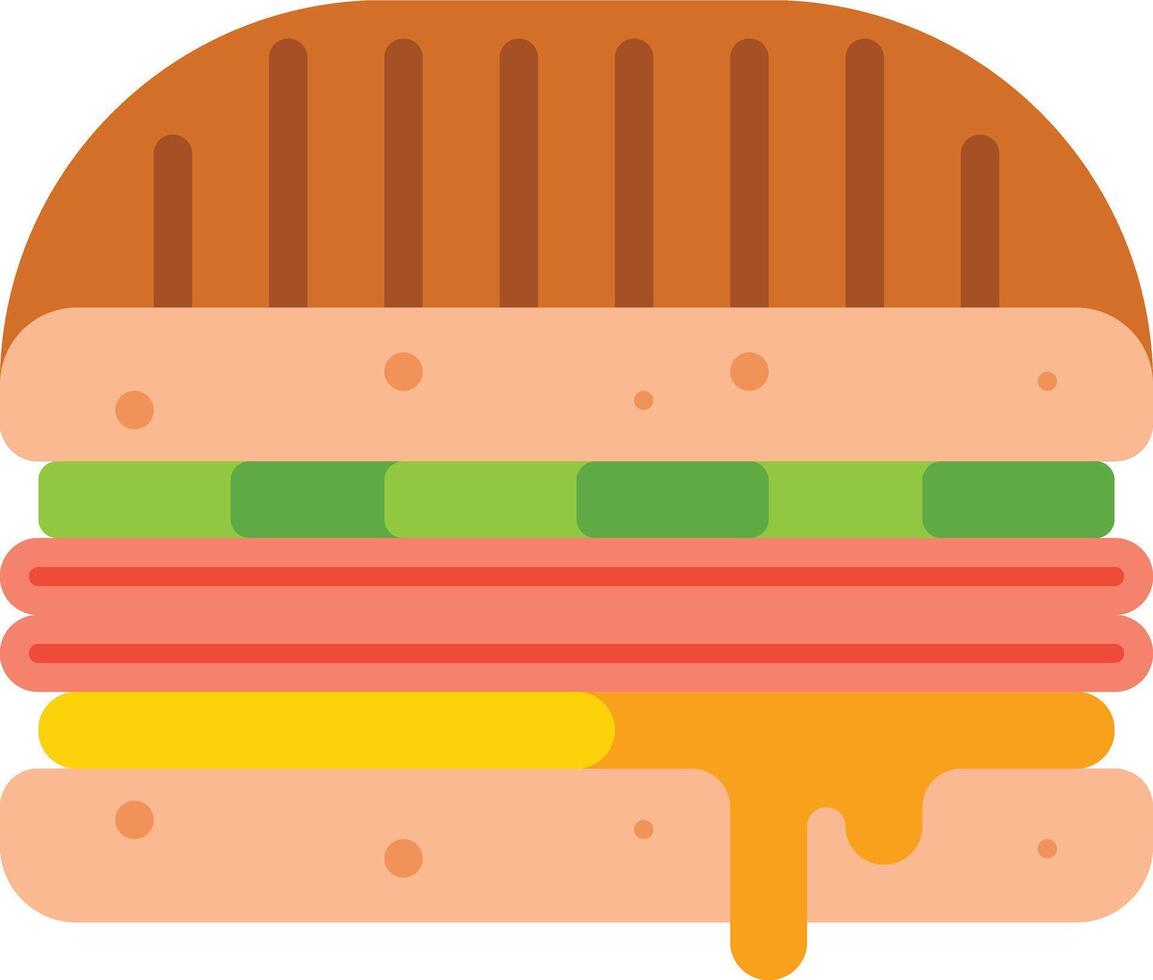 cuban sandwich illustration design vector