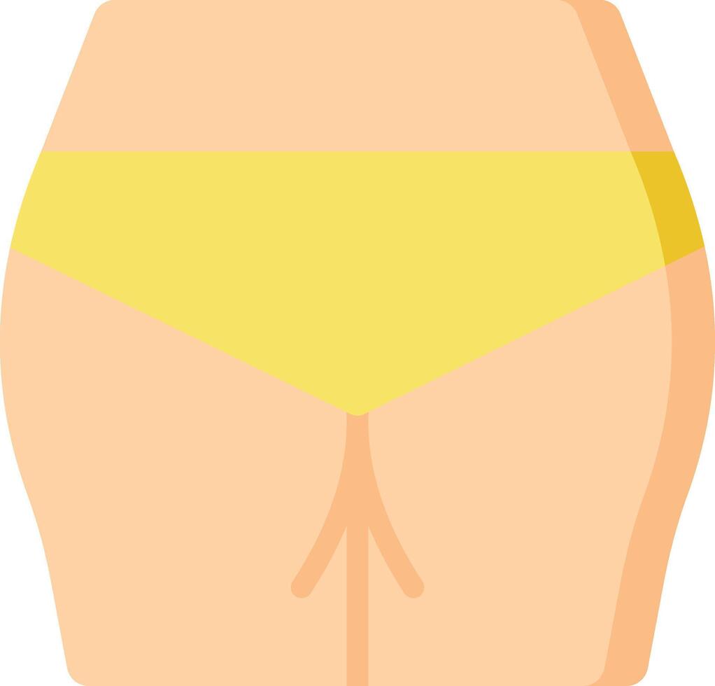 buttocks illustration design vector