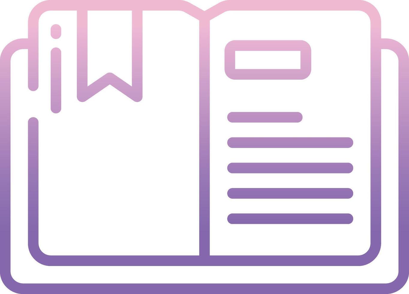 bookmark illustration design vector