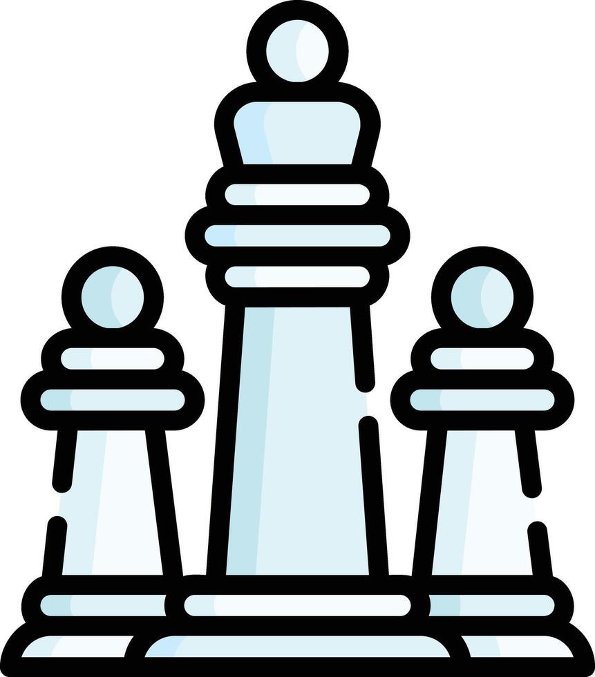 chess illustration design vector