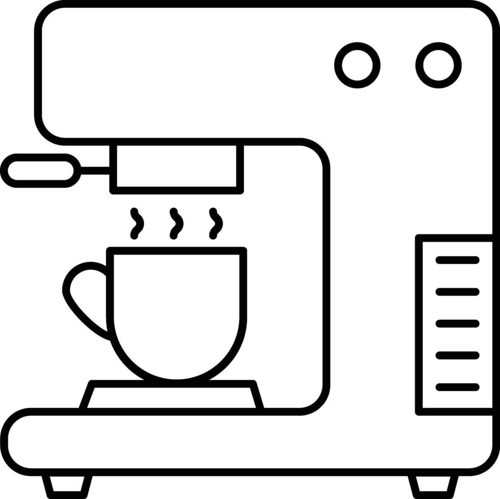 coffee machine illustration design vector
