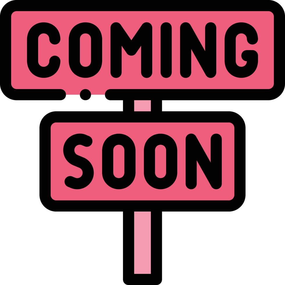 coming soon illustration design vector