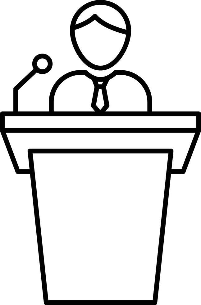 conference illustration design vector