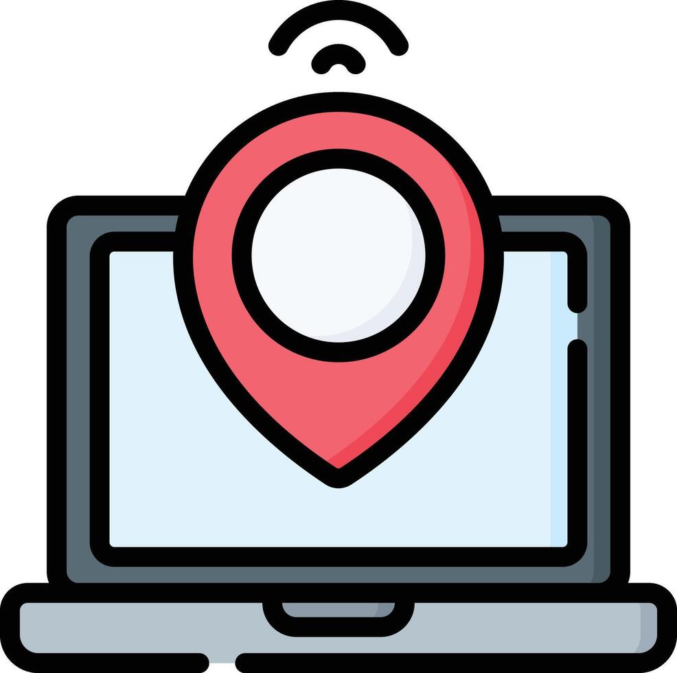 digital nomad illustration design vector