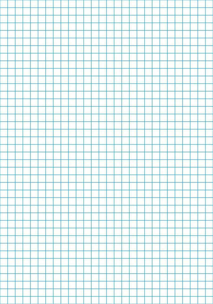 square paper pattern, squares on white background - blue grid seamless repeatable texture background vector