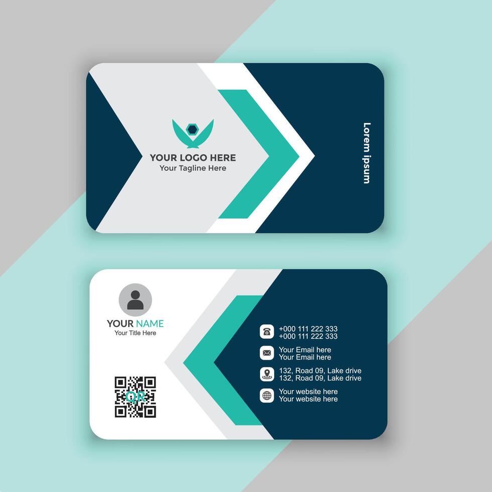 Business cards design vector