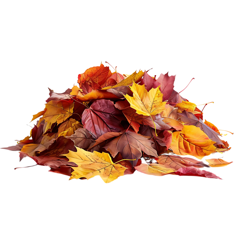 Autumn Leaves Pile Illustration png