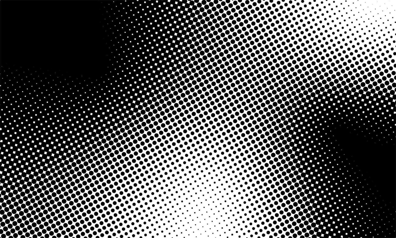 Grunge halftone gradient background. Faded grit noise texture. White and black sand wallpaper. Retro pixelated backdrop. Anime or manga style comic overlay. graphic design textured template vector