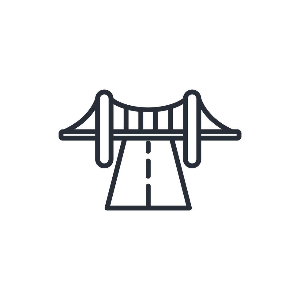 infrastructure icon. .Editable stroke.linear style sign for use web design,logo.Symbol illustration. vector