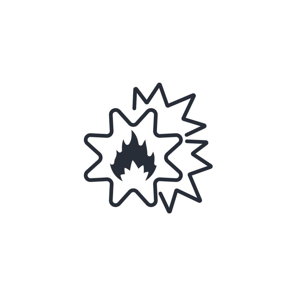 No Fire icon. .Editable stroke.linear style sign for use web design,logo.Symbol illustration. vector