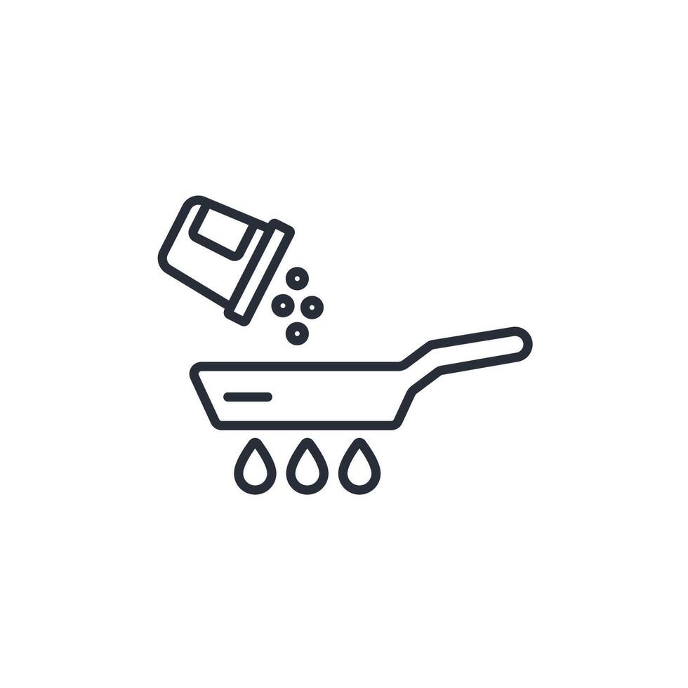 Pan icon. .Editable stroke.linear style sign for use web design,logo.Symbol illustration. vector
