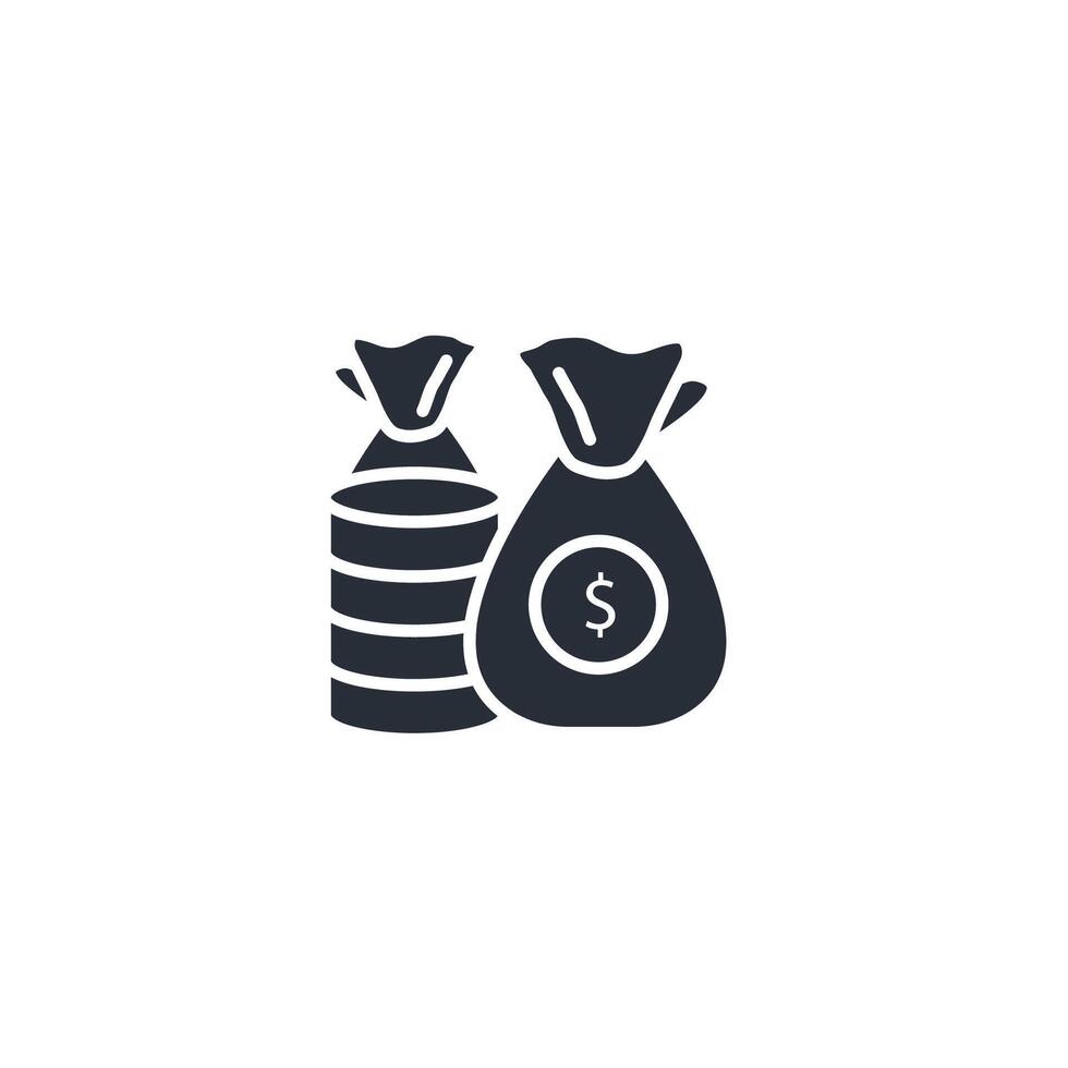 Money icon. .Editable stroke.linear style sign for use web design,logo.Symbol illustration. vector