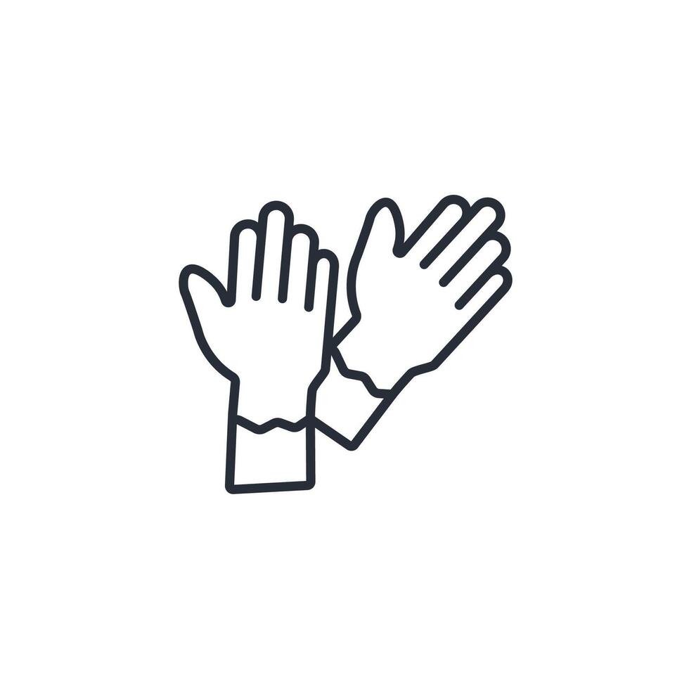 Social participation icon. .Editable stroke.linear style sign for use web design,logo.Symbol illustration. vector