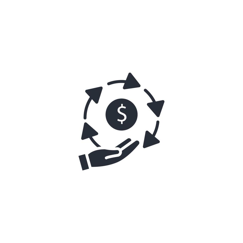 ROI icon. .Editable stroke.linear style sign for use web design,logo.Symbol illustration. vector