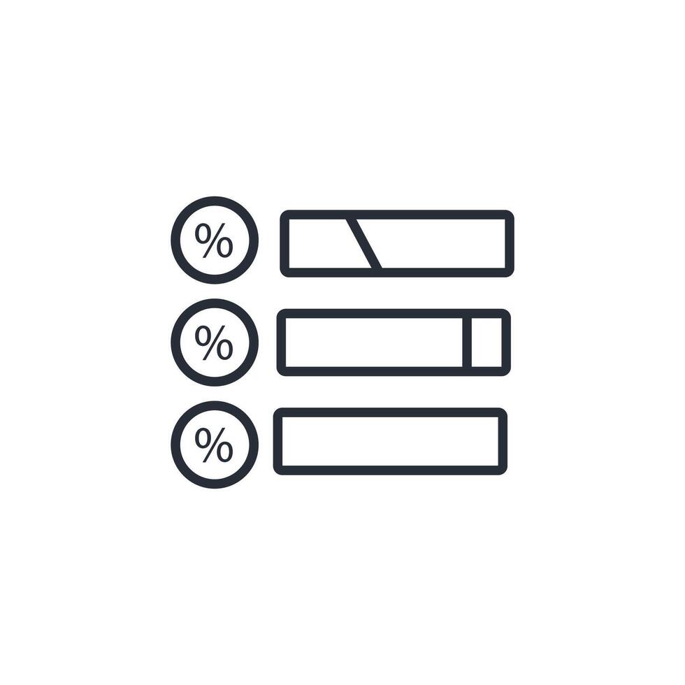 poll icon. .Editable stroke.linear style sign for use web design,logo.Symbol illustration. vector