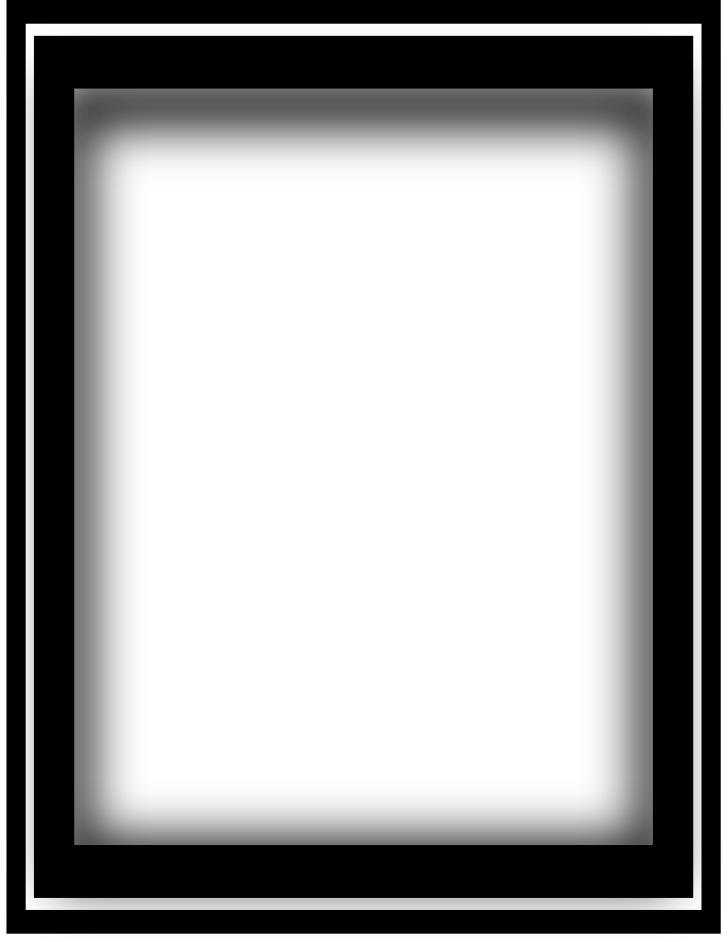 Rectangle black frame on transparent background 47763982 PNG