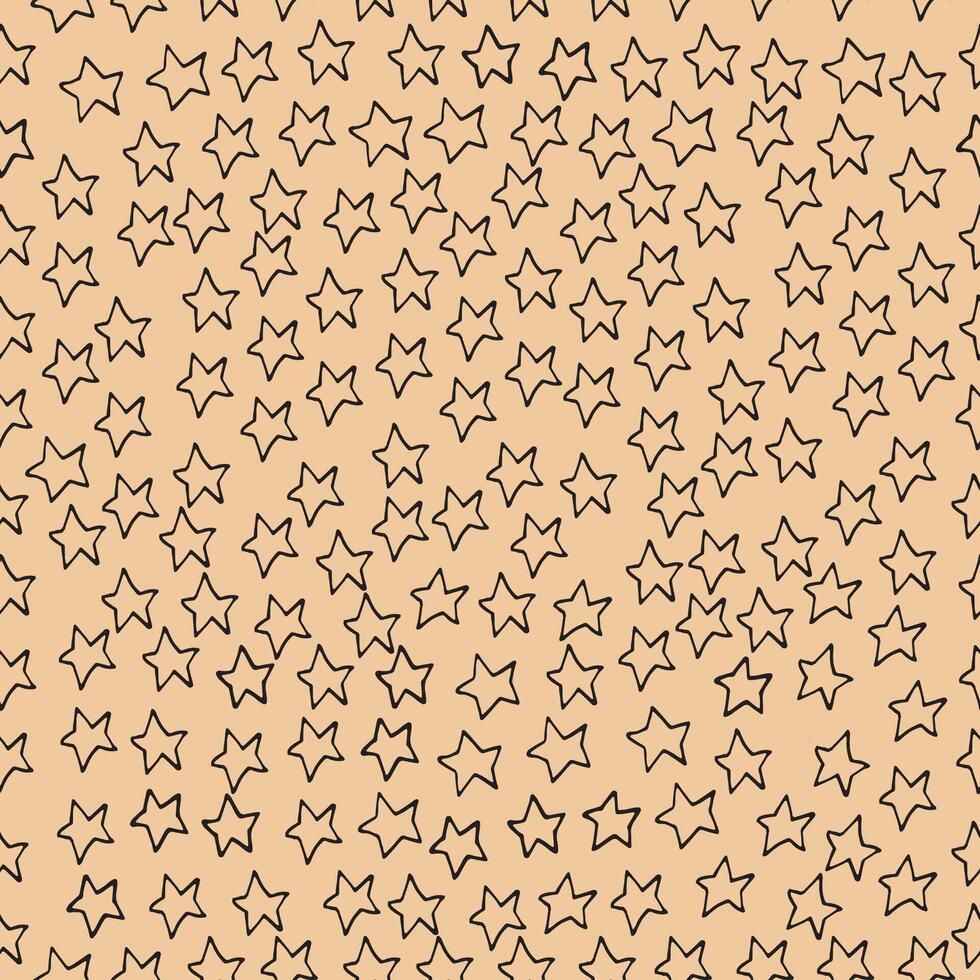 Cute stars pattern in modern scandinavian style in . Absctract nordic geometric design for decoration interior, print posters, greating card, bussines banner, wrapping. vector