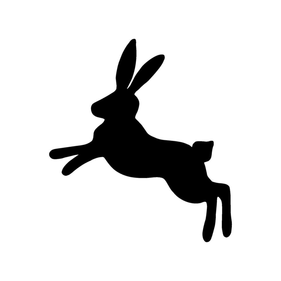 Super cute, adorable bunny for easter design. Funny, hand drawn illustration in doodle style for poster, banner, print, decoration kids playroom or greeting card. vector