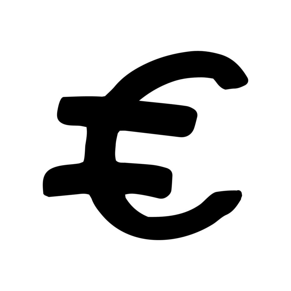Single element of money in doodle business set. Hand drawn illustration for cards, posters, stickers and professional design. vector