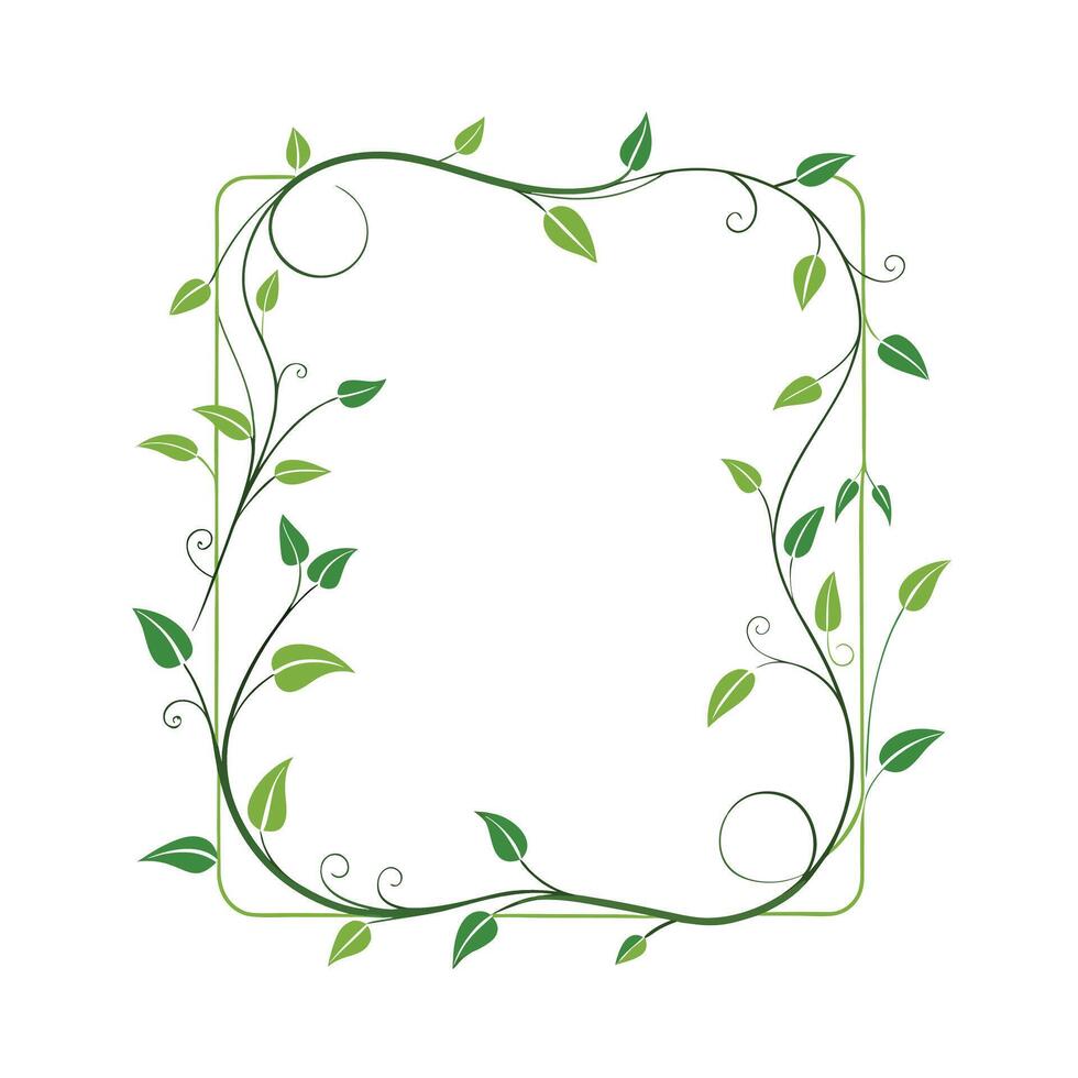 Beautiful Floral Frame Border Illustration vector