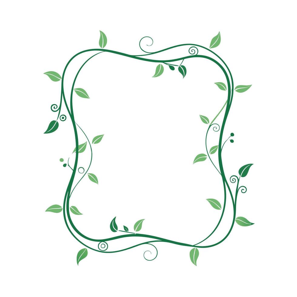 Beautiful Floral Frame Border Illustration vector